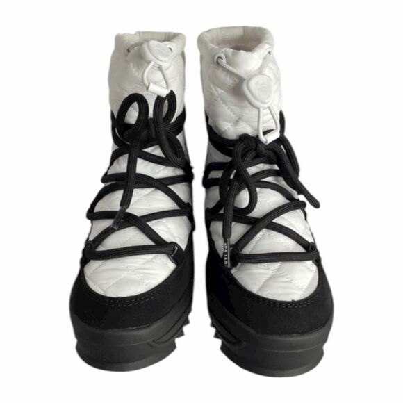 Pajar CANADA Travita Snow Boots Waterproof Nylon Pull-On White Woman's 8.5 - Picture 2 of 8